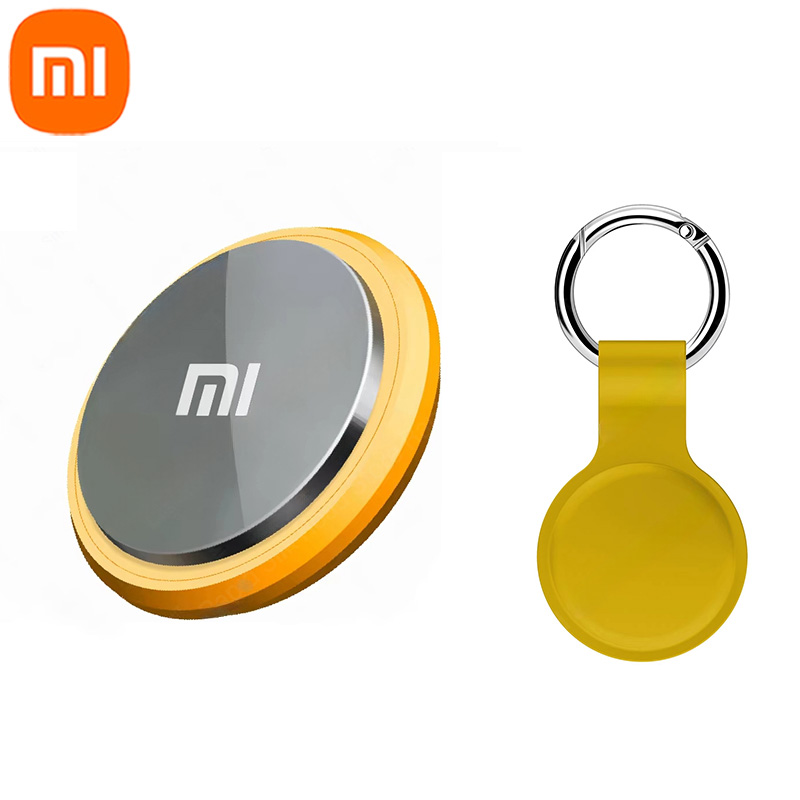 Xiaomi-rastreador Mini GPS inteligente, dispositivo de recordatorio antipérdida, bolsa para mascotas, billetera con Bluetooth para buscador de etiquetas de aire, localizador de seguimiento portátil: Gris