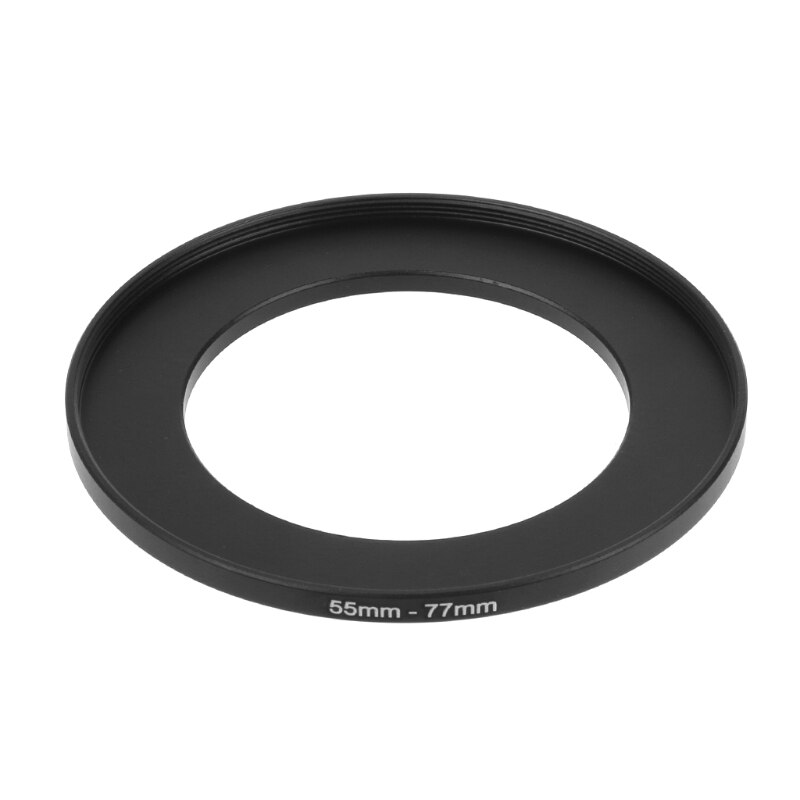 55mm a 77mm anelli fare un passo su in metallo adattatore per obiettivo filtro accessori per utensili per fotocamere nuovo LX9A