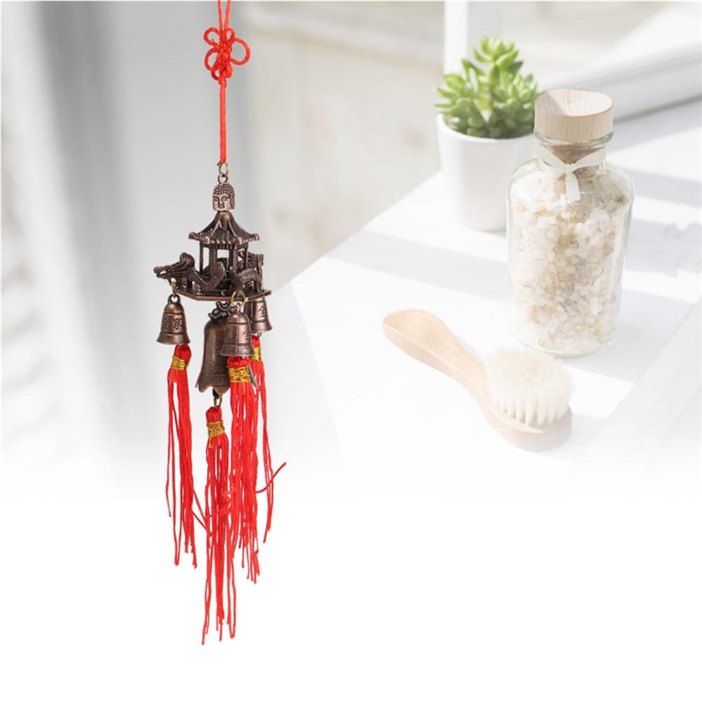 Leben Ich bin freien Windspiele Boeddhisme Hof Antiquität Erstaunliche Garten Kupfer Hof Windchime Zauberstab Hängen Wohnkultur windspiele 4