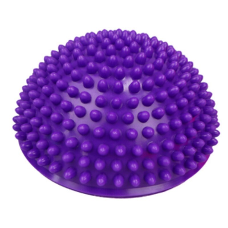 Inflatable Half Sphere Yoga Balls PVC e Exercises Trainer Balancing Ball for Gym Pilates Sport Fitness: purple