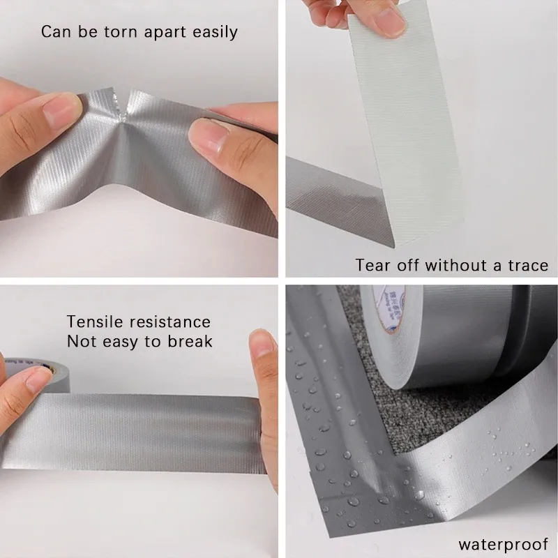 Fasci di riparazione di nastri adesivi industriali resistenti impermeabili per pavimenti in tessuto super appiccicoso