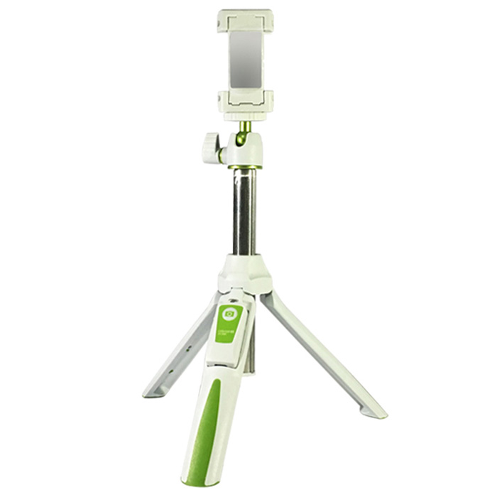 Benro MK10 Handheld & Statief Combo Selfie Stick Met Bluetooth Remote & Gopro Adapter Voor Iphone 7 8 Plus X samsung S10 Huawei Gopro: White