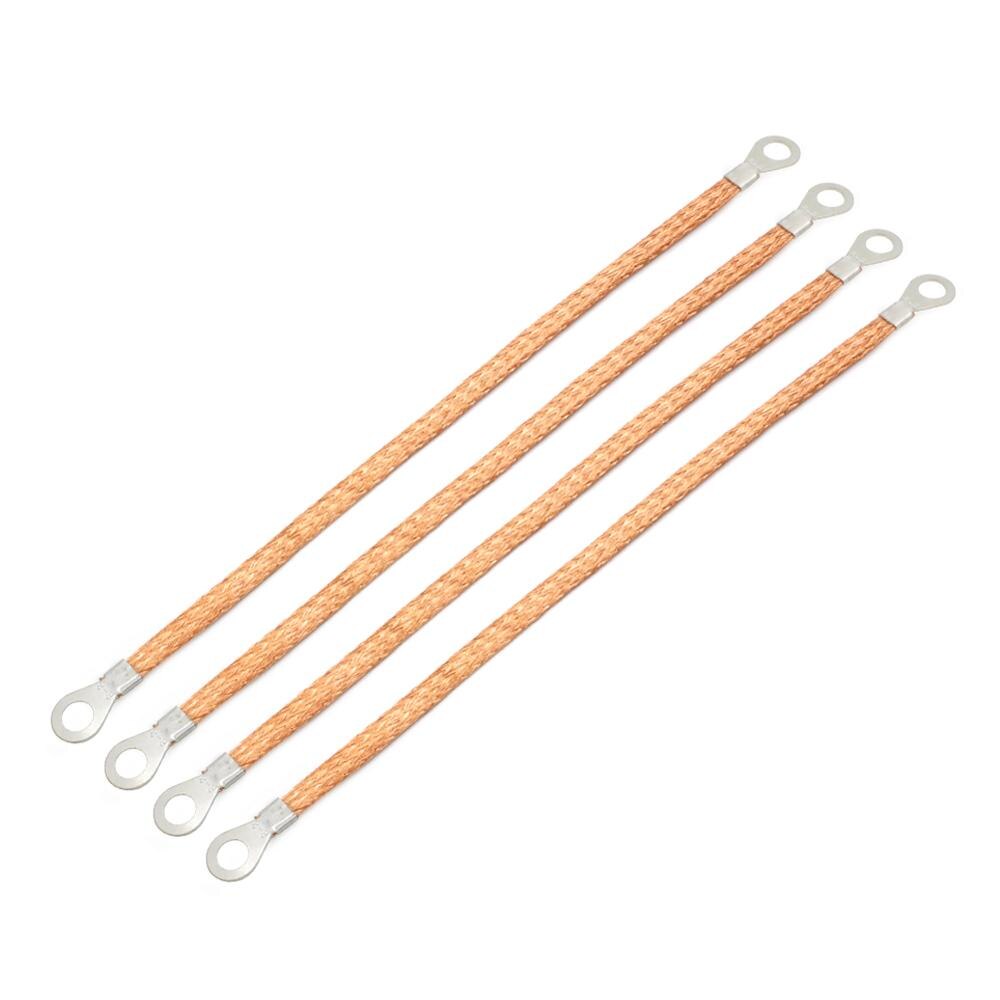 11.4 " punottu moottorin maadoitushihna kupari-tinattu kaapeli hallita 4 kpl