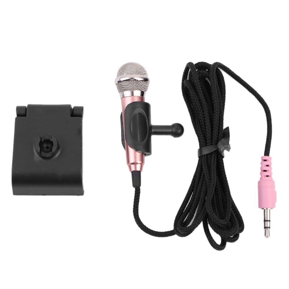 1pcs Mini 3.5mm Wired Microphone for Mobile Phone Tablet PC Laptop Speech Sing 4 Color Newest