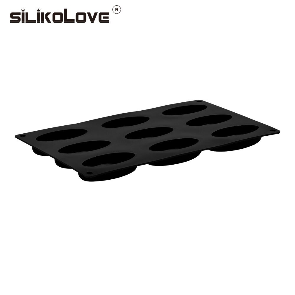 Silikolove diy 9 ontelo silikonisaippua muotti saippuan valmistukseen 3d soikea muotoinen käsintehty saippua muotti muotoilee askartelu