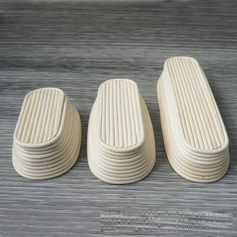 Rattan Bread Proofing Basket Natural Oval Rattan Wicker Dough Fermentation Sourdough Banneton Bread Basket
