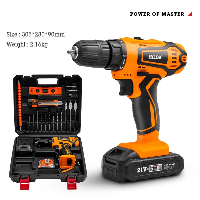 Mini 2V 16V 20V Wireless Power Driver Drill Driver Screwdriver Electric Screwdriver Set DC Lithium-Ion Battery Electrical Tools