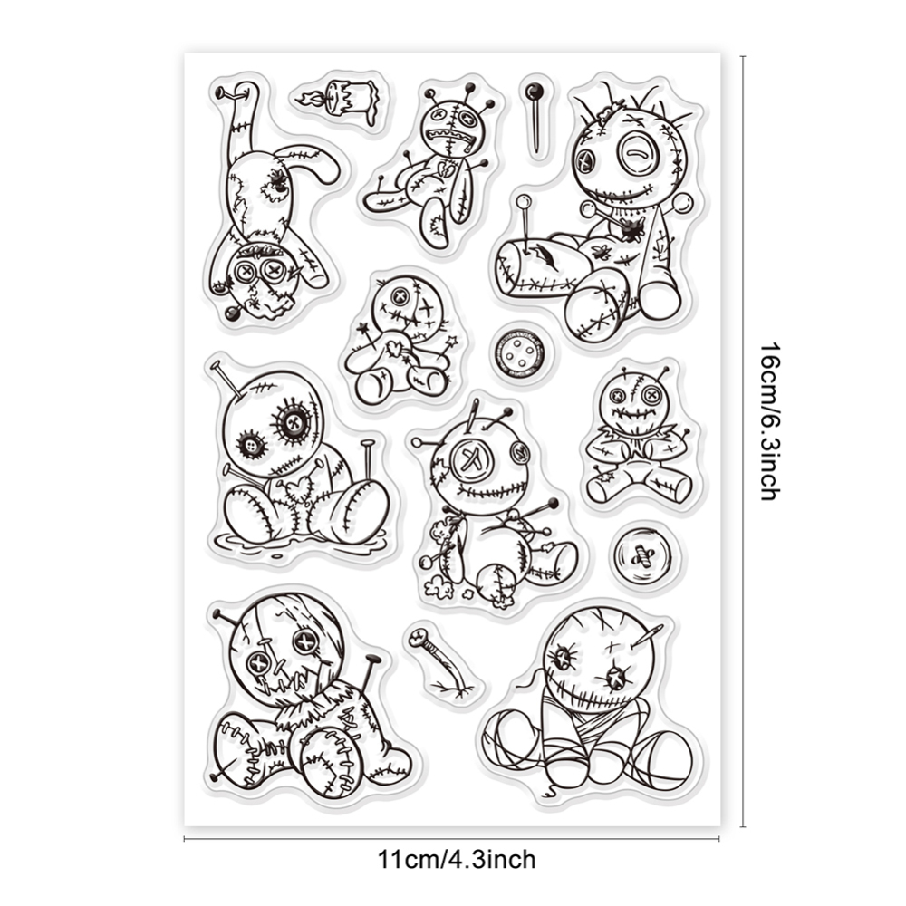 Schoenen Bloemen Duidelijke Stempel Lente Thema Duidelijke Stempels Siliconen Stempels voor DIY Scrapbooking Fotoalbum Decoratieve Kaarten: Black