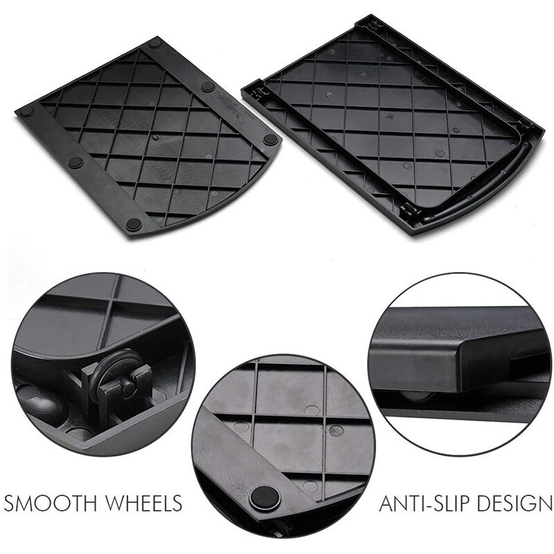 Kitchen Sink Sliding Coffee Tray Mat, Under-Cabinet Equipment Coffee Machine Toaster Countertop Storage Moving Slider-Base Slidi