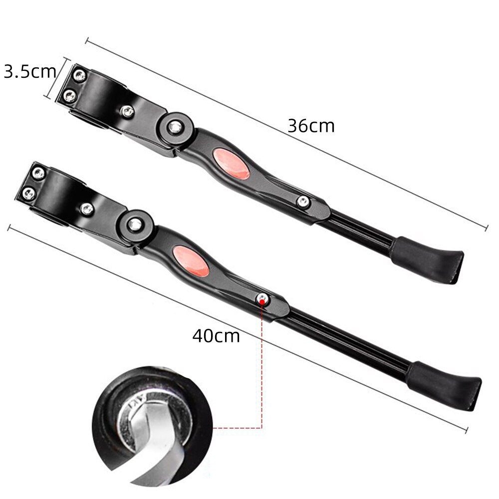 Regulowana aluminiowa stopka rowerowa robić roweru szosowego i górskiego podpórka boczna części rowerowe akcesoria rowerowe