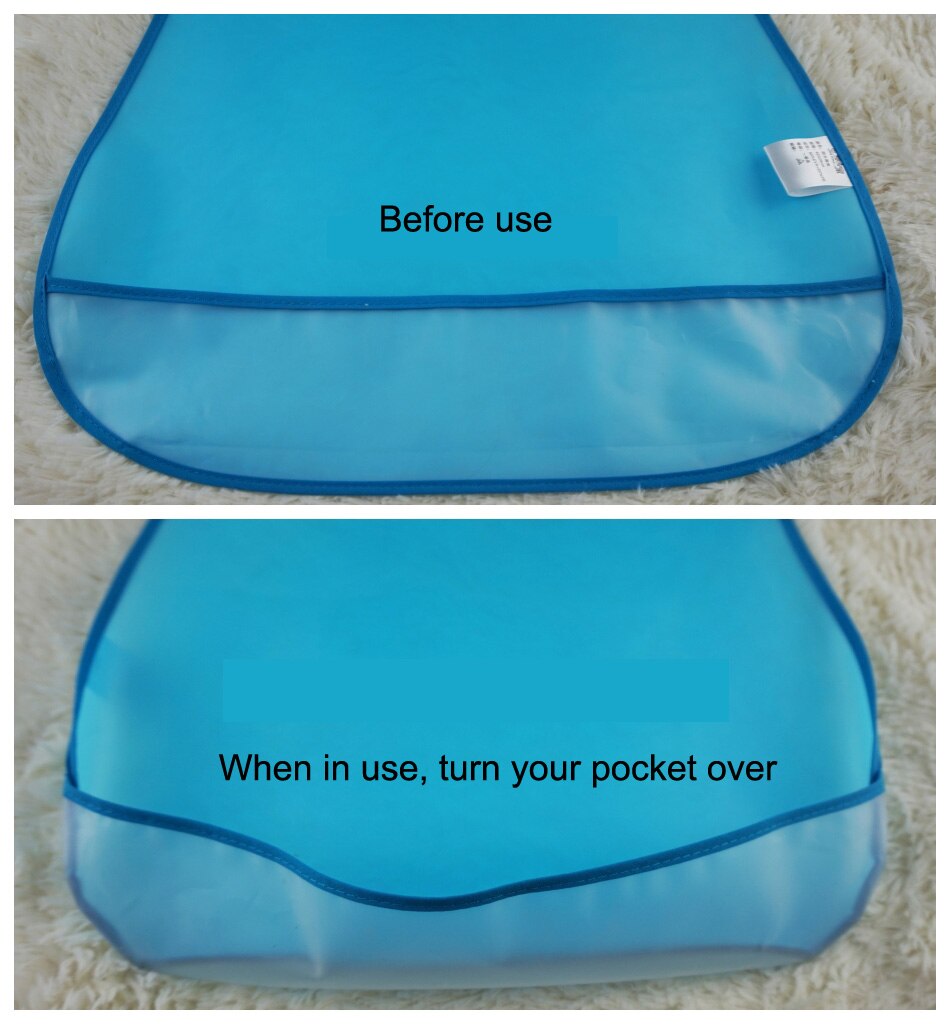 Bavoir de grande taille pour le repas | 1 pièce, imperméable à l'eau, Anti-huile réutilisable, bavoir de dîner de grande taille pour adultes âgées