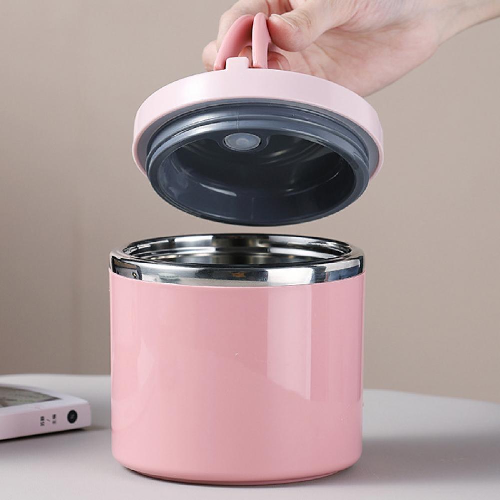 630ml/1000ml Lunch Breakfast Cup Stainless Steel Soup Cup Volume Pot Insulated Food Container Lunch Box Bento Box ланч бокс