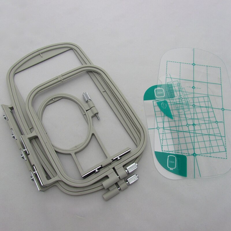 3PCS Embroidery Hoop Frame Set for Brother PE-500 PE-400D HE-240 LB-6700 Innov-Is 955 950D 500D,3In1-A Sewing Machine