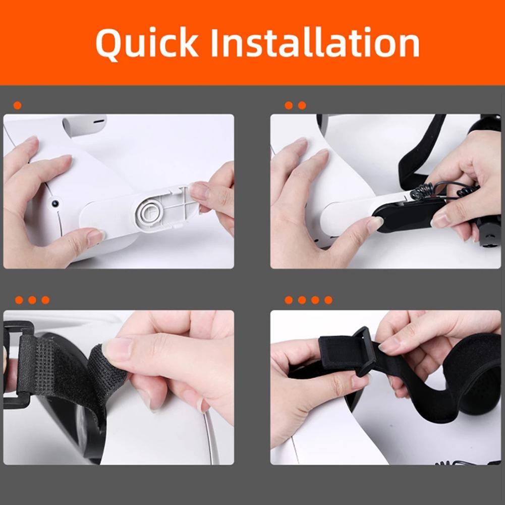 Headset-adapter für oculus quest 2, headset-adapter, vr-kopfband-anschlussset, vr-brillen-zubehör