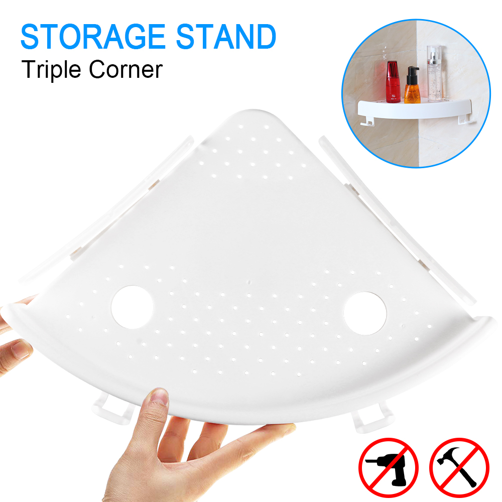 Bathroom wall shelf Corner Shower Shelf Shampoo Shelf Holder Wall Mounted itchen Storage Rack Organizer Bathroom Accessories
