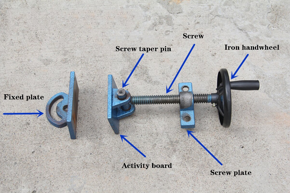 1PC 400 Cutting Machine Accessories Cutting Machine Fixture Assembly Splint Cutting Machine Pressing Plate Screw Nut Handwheel