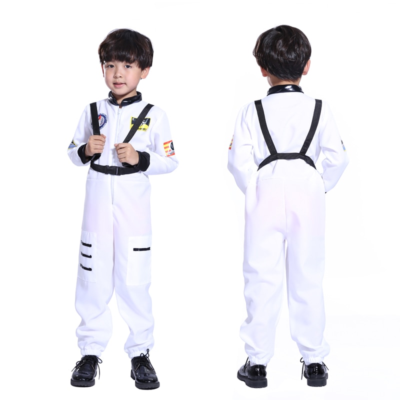 disfraz de Halloween para niños ropa de astronauta Ropa de baile máscara cosplay traje pilotos