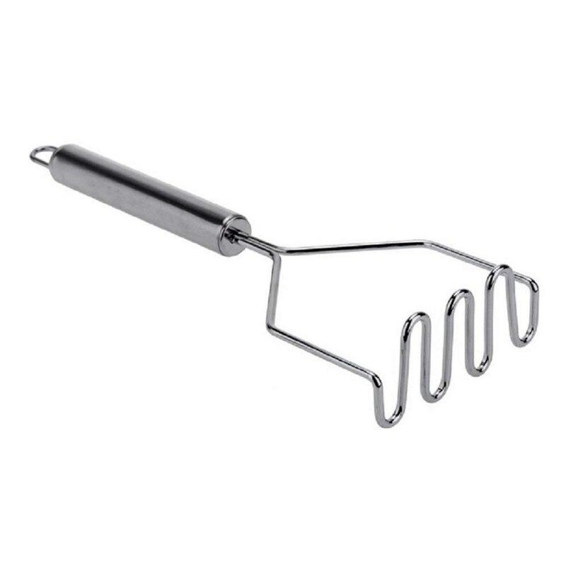 Rvs Wave Vorm Aardappel Fruit Stamper Keuken Accessoires Voor Handig Glad Aardappelpuree Glad Mash Keuken