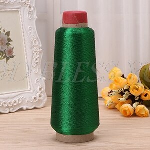 Gold Silber Farbe Linie Computer Kreuz-stich Garn Gewebt Stickerei Linie Stickerei Gewinde linie textil metallisch: 12