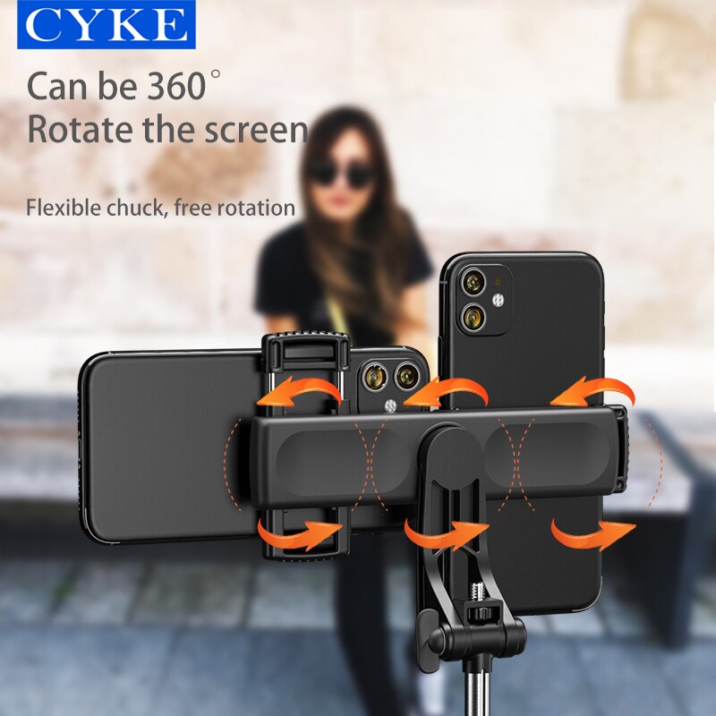 CYKE A31/A32 160CM Mini trípode/palo Selfie, rotación de 360 de cardán portátil selfi palo Selfie monópodo para el teléfono inteligente de la tableta