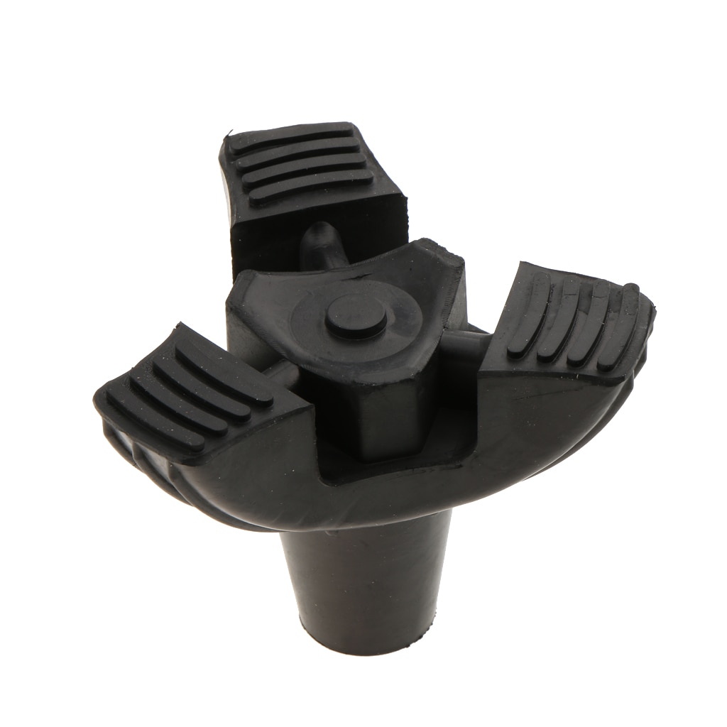 Durable Black 19mm Rubber Cane Replacement Tip Walking Stick End Crutch Feet