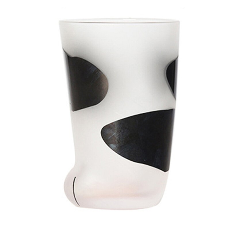 Cat Paws Cups Cute Glass Cats Paws Mug Office Coffee Mug Tumbler Breakfast Milk Porcelain Cup With Cat Spoon 5: C 300ml