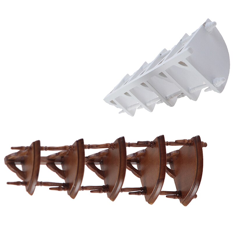 1:12 Mini Küche Seite Schrank Miniatur Anzeige Regal Zubehör Küche Esszimmer Schrank vielseitig szene holz dreieck Regal