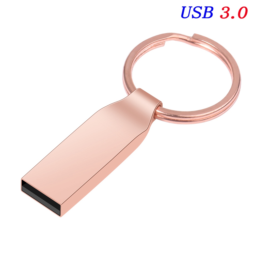 USB 3.0 Pendrive USB Flash Drive 128GB 64GB 32GB Pen Drive 4GB 8GB 16GB Flash High Speed Cle USB Stick USB3.0 U Disk On Key: Gold / 16 GB