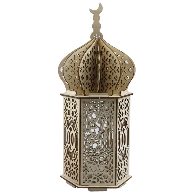 Muslimsk festival lys ramadan eid mubarak dekorationer træ førte lampe palads fyr islam fest forsyninger: Jm01945