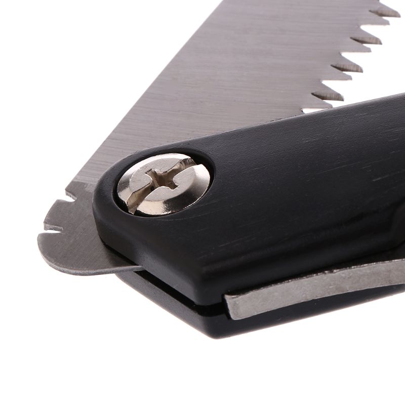 1PC plegable de acero de corte de madera de supervivencia mano 7 dientes por pulgada hogar jardín Sierra de poda herramientas de mano/6/8/10"