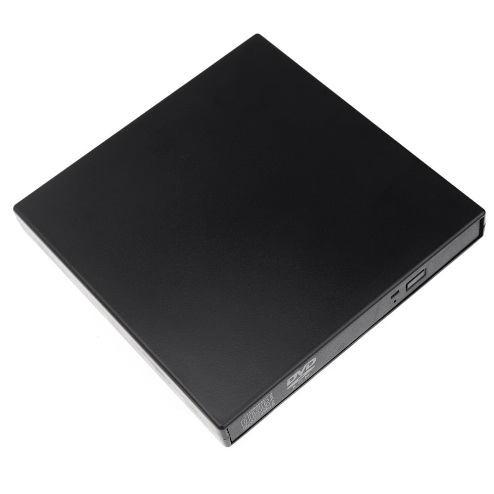 USB 2.0 External Slim Portable Optical Disc Drive for Notebook PC Laptop