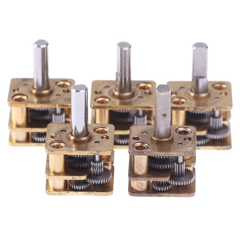 5pcs All Metal Gear Reducer N20 Reduction Gearbox Reduction DIY N20 Geared Motor