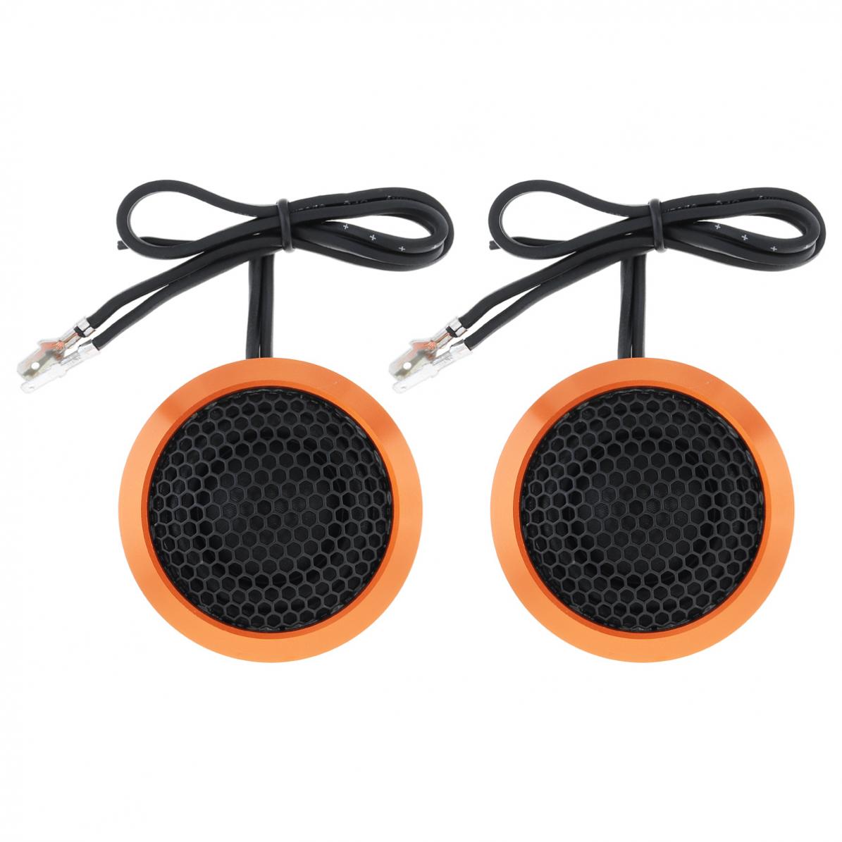 2pcs 25mm 60W Universal High Efficiency Mini Car Dome Tweeter Stereo Speakers for Car Audio System