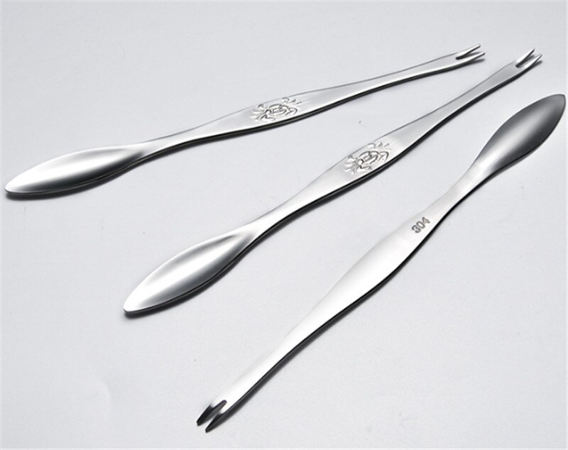 304 rostfritt stål krabba formgjuten snabb skaldjur hummer knäcke fisk och skaldjur verktyg klipp nål gaffel plockar tång mutter set