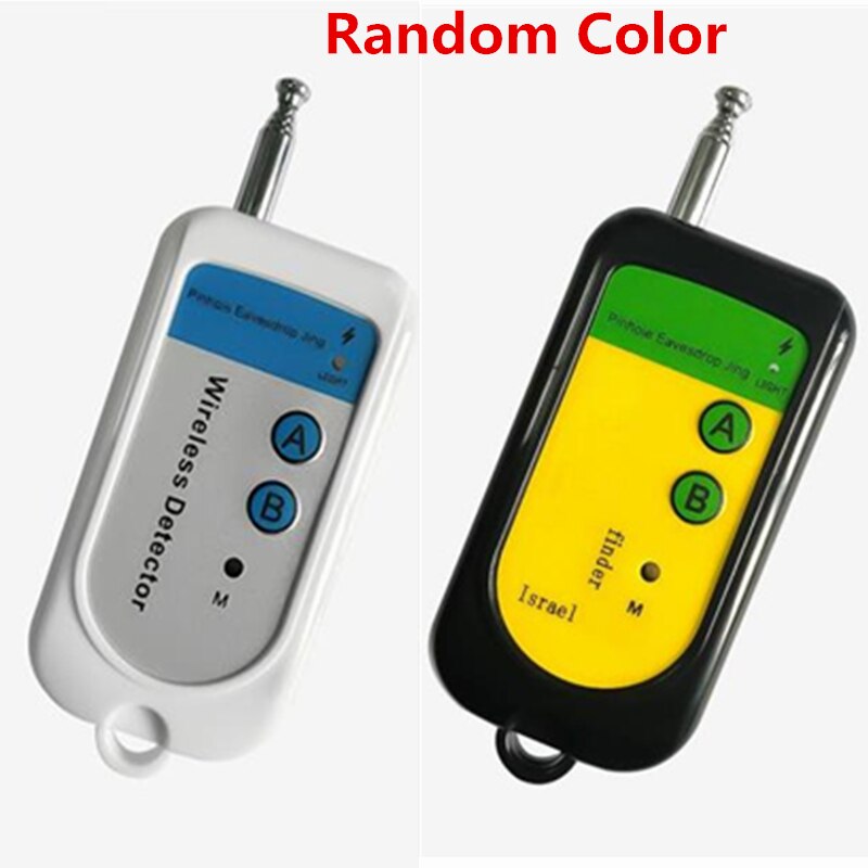 kebidumei RF Wireless Signal Detector Tracker 100-2400 Mhz 1.5V Mini Camera Finder Sensor Alarm Device Radio Frequency Check