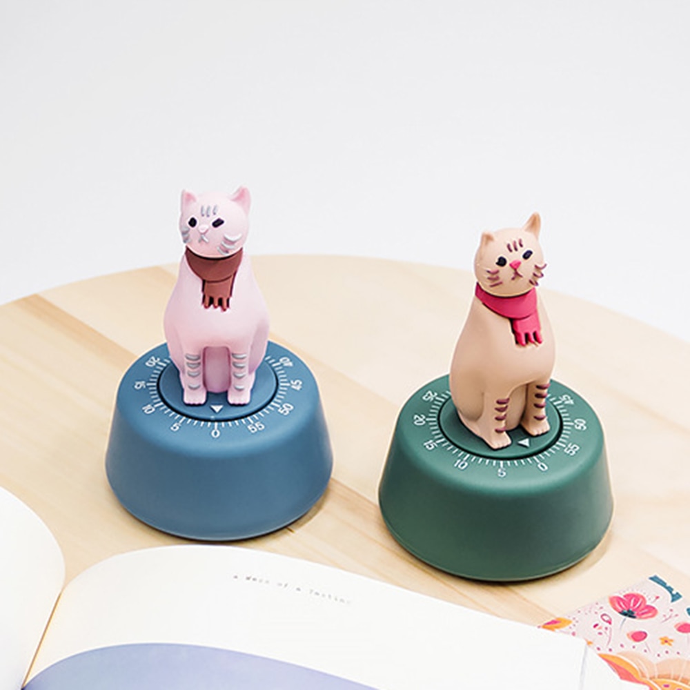 Cute Cartoon Cat Kitchen Timer Reminder Clock Kitchen Tool Alarm Kitchen Things Reminder Cat Cooking Time Manager Stopwatch