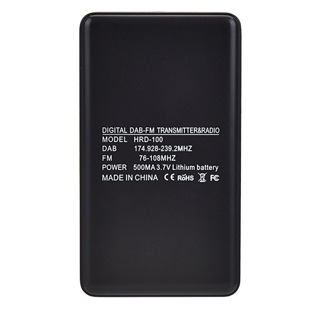 Portable Mini DAB+ Digital Car-mounted Radio Receiver Car Mounted FM Stereo Music Audio Receiver Car-mounted Digital Radio