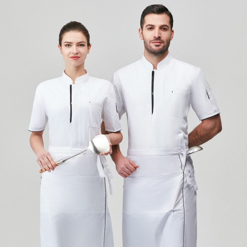 Chef restaurant waiter overalls uniform hotel dining restaurant waiter overalls