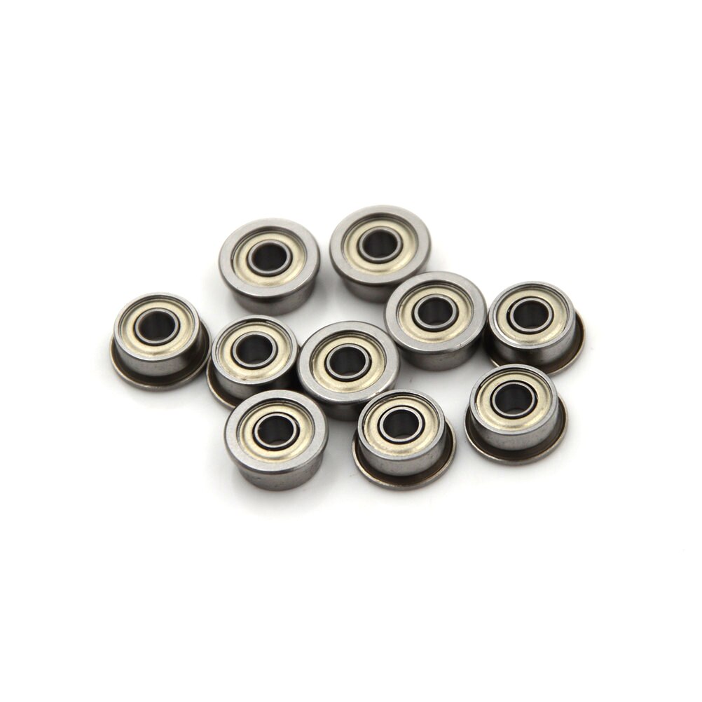 10pcs/Lot F693ZZ F693 ZZ Flange Bearing Deep Groove Ball Bearing Mini Ball Bearing 3x8x4mm