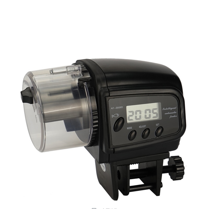 Aquarium 65Ml Automatische Vis Feeder Voor Aquarium Fish Tank Auto Feeders Met Timer Huisdier Voeden Dispenser Lcd Display Vis feeder