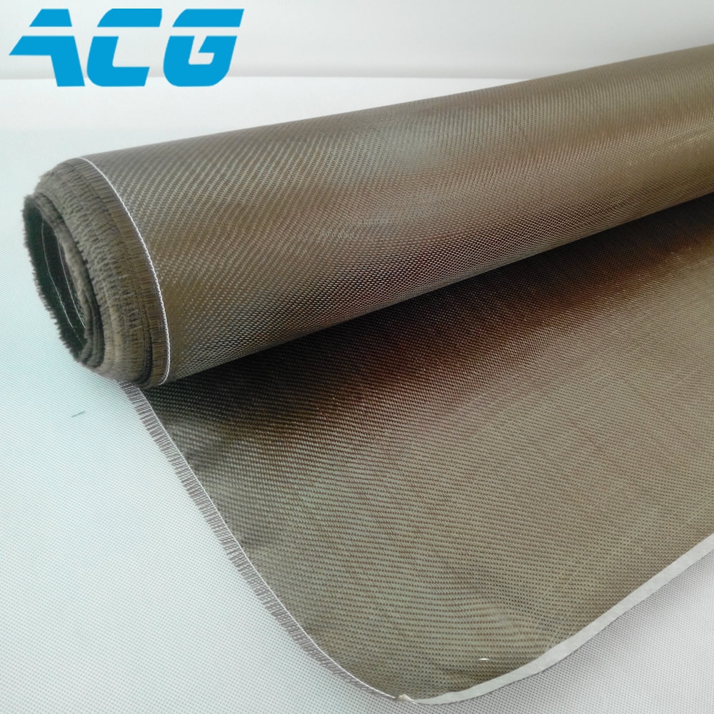 Basalt fiber fabric cloth 200GSM twill weave 13um diameter