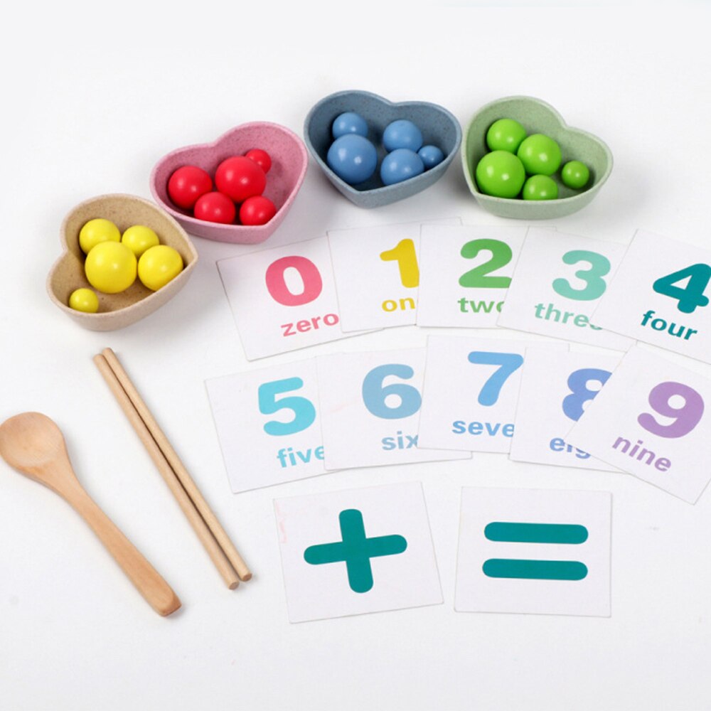 Gebruik Eetstokjes Clip Kralen Speelgoed Leermiddelen Kids Math Speelgoed Kinderen