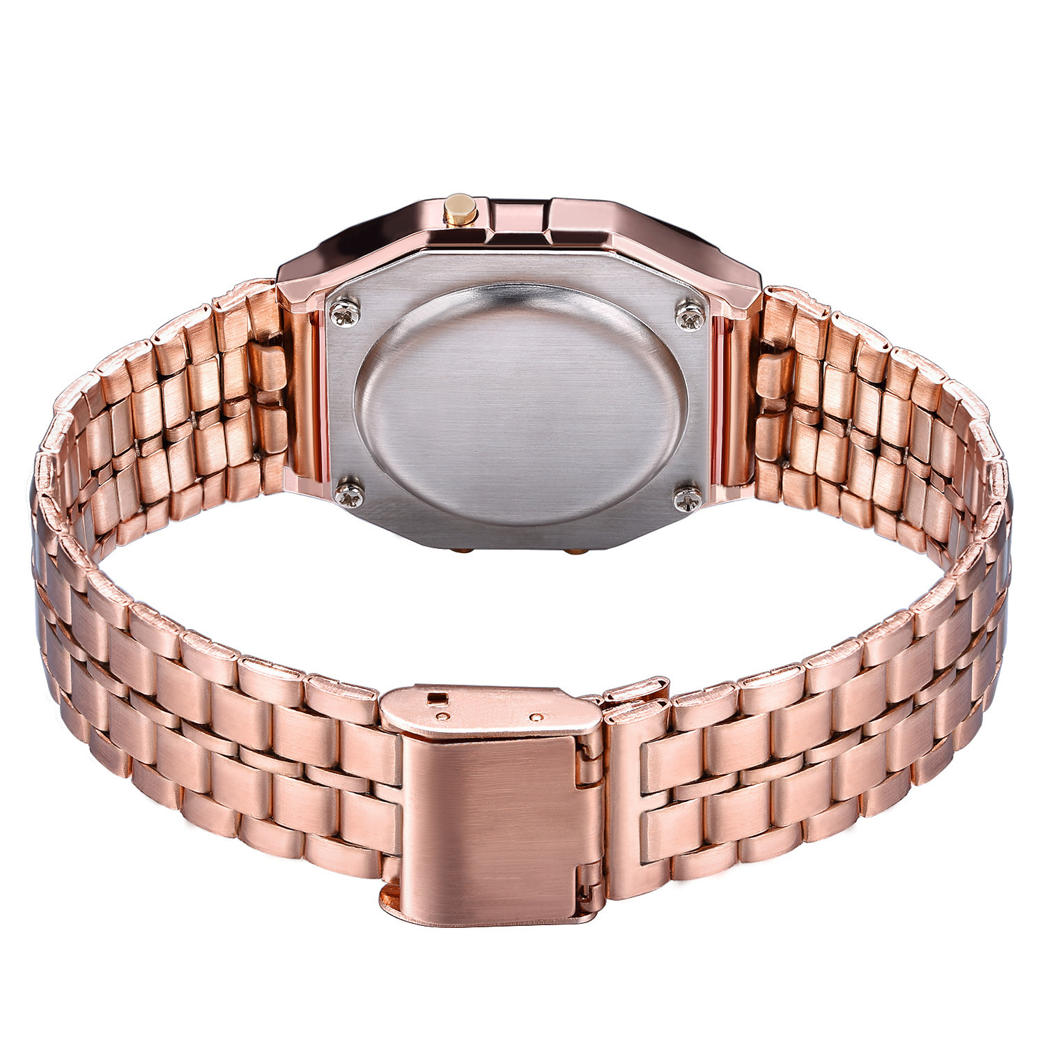 LED Digital Watch Crystal Square Women Watches PCV / F91W Steel Strap Sports Watches Electronic Wrist Band Clock Students