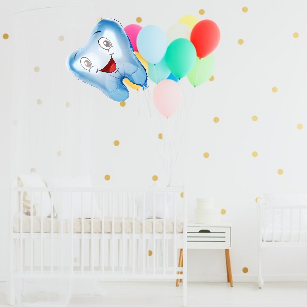 Cartoon Tand Patroon Ballon Aluminium Folie Ballonnen Ornament Anniversary Festival Feestartikelen Decoraties Thuis Party