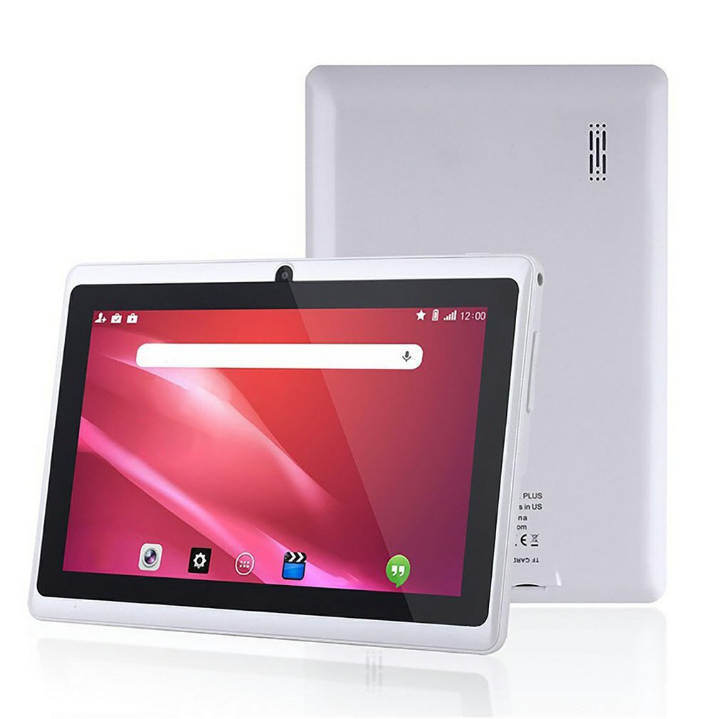 7 Inch Wifi Tablet Computer Quad Core 512 + 4Gb Wifi Custom Android Processor Frequency Intelligent Gravity Sensor: white EU
