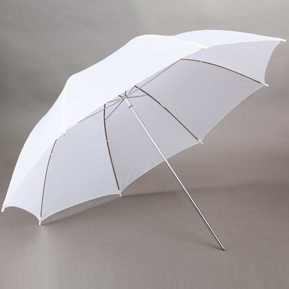 Fotografie Foto 33in/83Cm Soft White Translucent Diffuser Paraplu Houder Voor Studio Flash