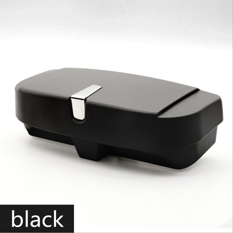 Samochód uchwyt na okulary przeciwsłoneczne etui na okulary pudełko robić przechowywania samochód wnętrze auta dla Volvo S60 S90 XC90 S80L XC60 V60 V40/Renault Koleos: czarny