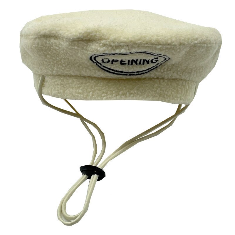 Béret pour chien, joli chapeau pour petit chien, accessoire de décoration, mignon, Schnauzer, pour chiot,: Beige