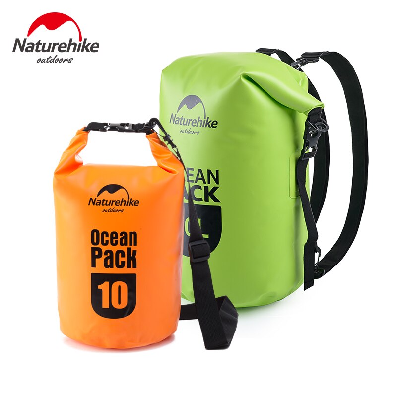 Naturehike river trekking tasker vandtæt taske udendørs tørpose sæk opbevaringstaske til rafting sejlsport kajak kano