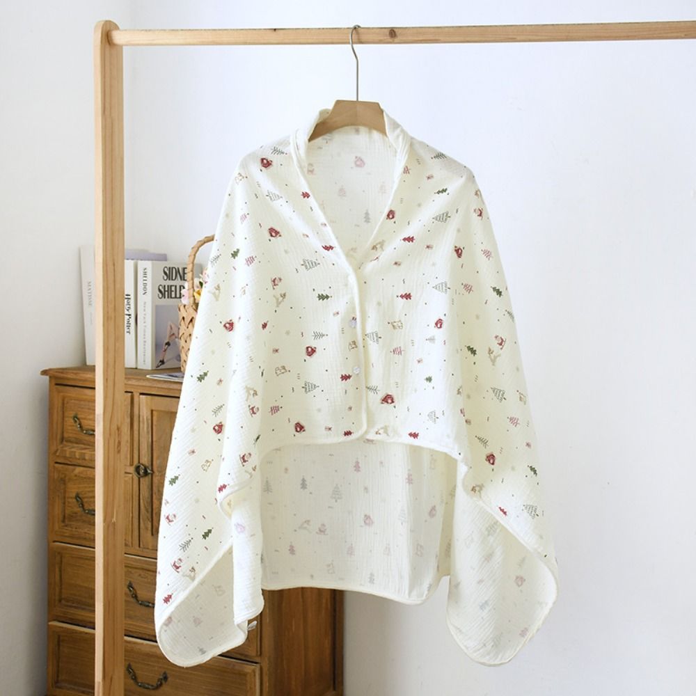 Bloemen bedrukte katoenen moeder Cape deken ademend warm houden borstvoedingshoes voedingshoes zachte outdoor voedingshanddoek